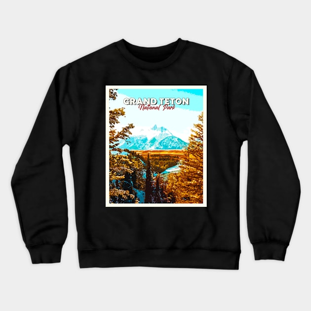 Grand Teton national park Crewneck Sweatshirt by SerenityByAlex